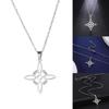Stainless Steel Witchcraft Clavicle Chain Celtic-Witch-Knot Pendant Choker Chain
