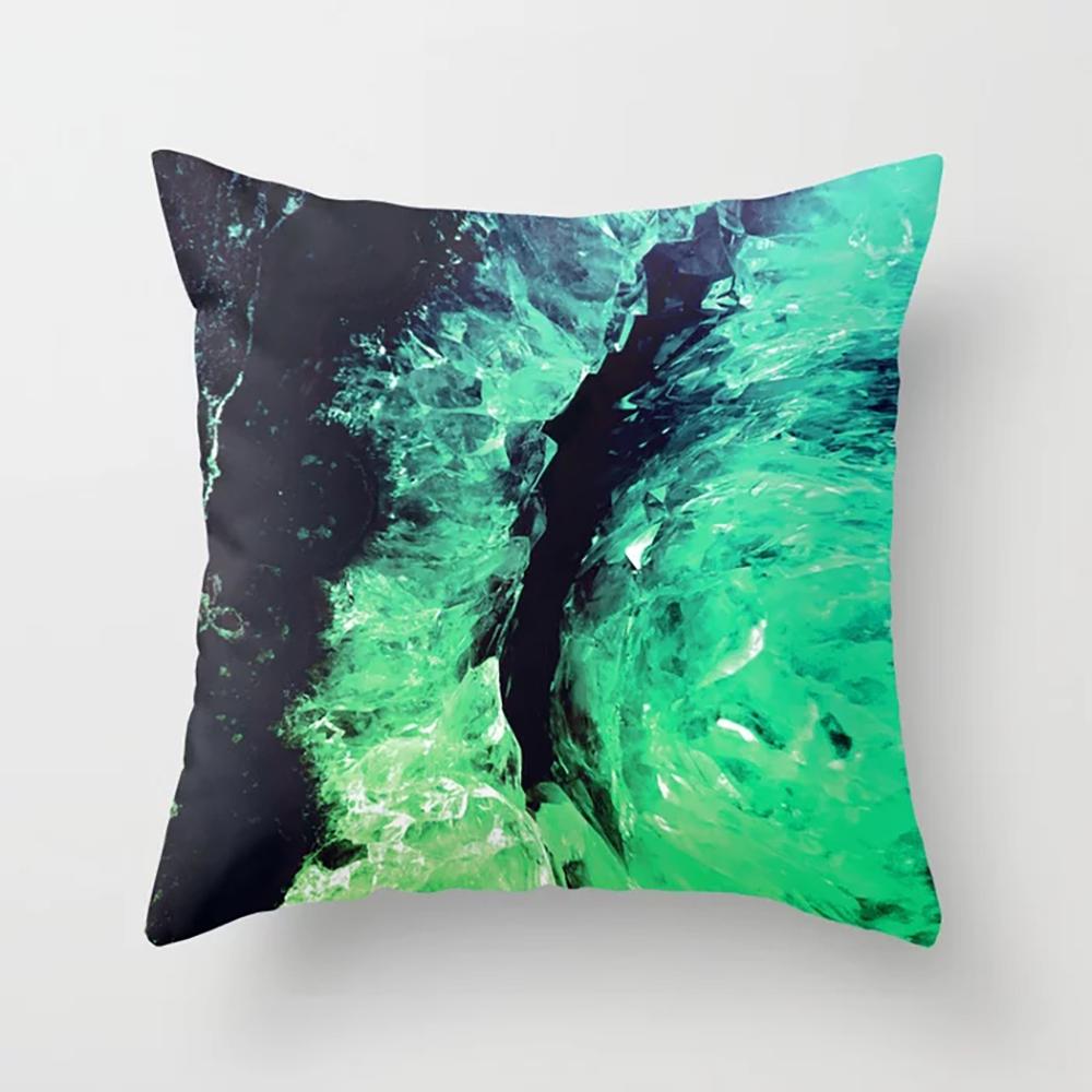 Messy Colored Printed Polyester Pillowcase Cushion Cover for Home Living Room Sofa Bedroom Decoration Pillowcase 45x45cm