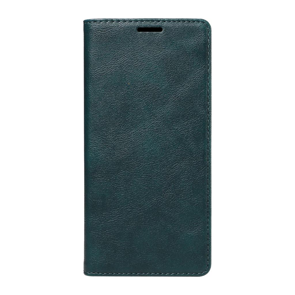 iPhone 18 Pro Max Cowhide Grain Magnetic Wallet Case - 18 Pro Business Protection