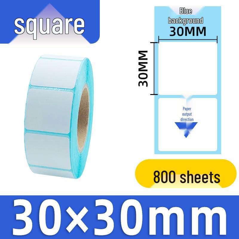 Self-Adhesive Thermal Barcode Stickers for Milk Tea & Supermarket Scale