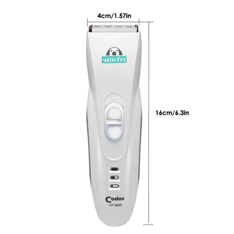 Codos CP6800 Professional Cat Dog Hair Trimmer Electric Mower Pet Hair Clipper Rechargeable Pets Grooming Shaver Haircut Machine