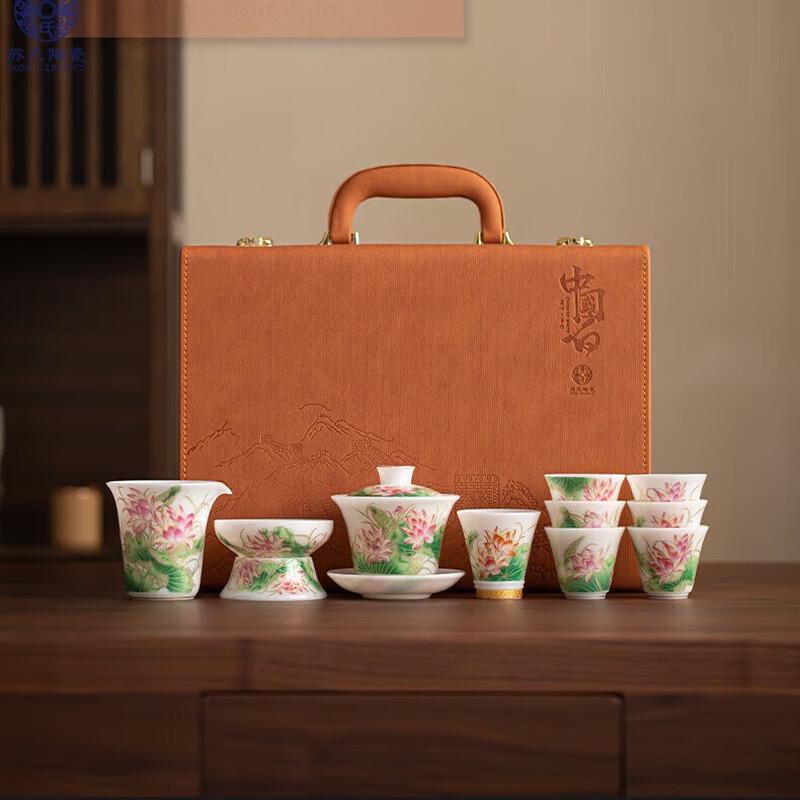 Sui s Jade Porcelain Kung Fu Tea Set
