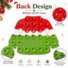 Christmas Ugly Sweater Silicone Lick Mat Strong Suction Cup Anti-Anxiety Slow Feeder Pad for Dogs Cats BPA Free