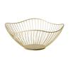 Cesto Portfrutta in Filo Metallico Decorativo Porta Frutta da Banco per Cucina Decorazione per la Casa a Un Livello Ciotola da Portata in Ferro per Frutta Verdura Snack