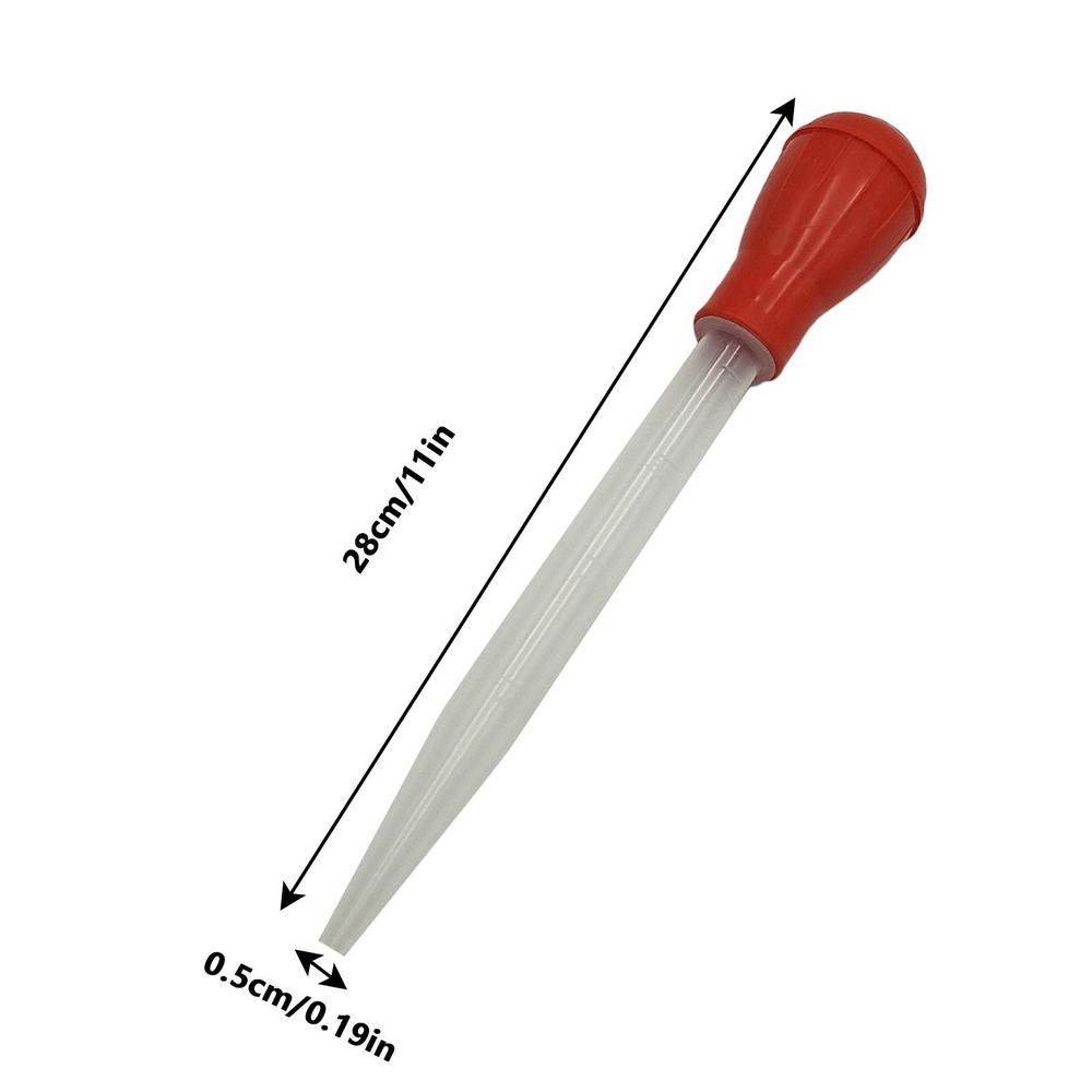 

Rubber Head Scale Pipette Dropper Liquid Cooking Pipette Oil Tube Turkey Barbecue Seasoning Food Droppers Multi-purpose