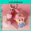 Camping Style Doll Keychain With Carabiner Clip For Travel And Party Decor
