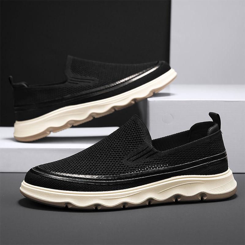 Breathable and Odor Proof Mesh Men's Shoes New Summer Breathable and Odor Proof Sports and Leisure Shoes Men's Thin Shoes, One Foot Mesh Shoes