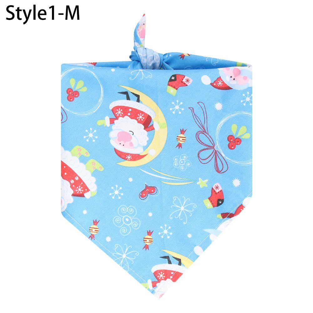 Cute Triangle Scarf Neckerchief Pet Collars Dog Scarf Cat Neck Scarf Pet Bandanas Christmas Style