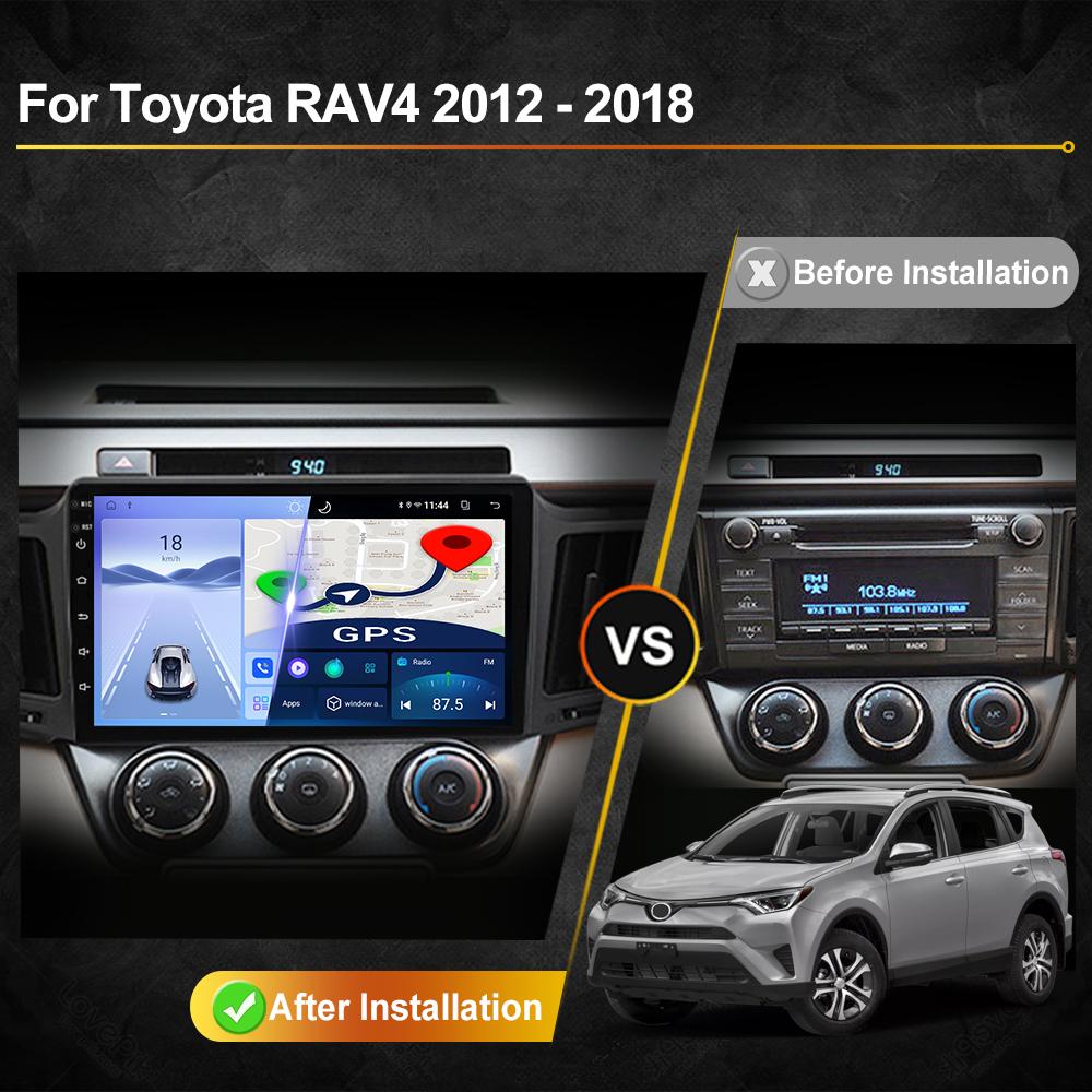 For Toyota RAV4 Rav 4 XA40 2012 - 2018 Android Car Radio Multimedia Video Player Navigation GPS Carplay Touch Screen Auto Stereo Intelligent Systems