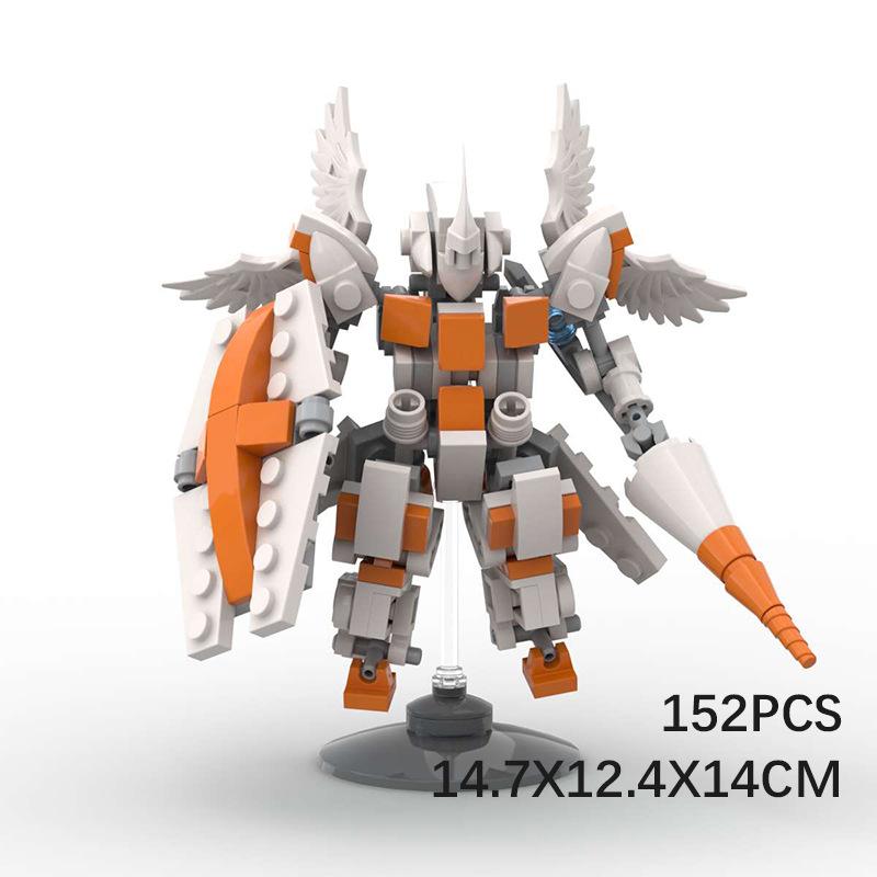 MOC Building Blocks Compatible with Small Mecha Exoskeleton Robots Puzzle Figurines Children Toy