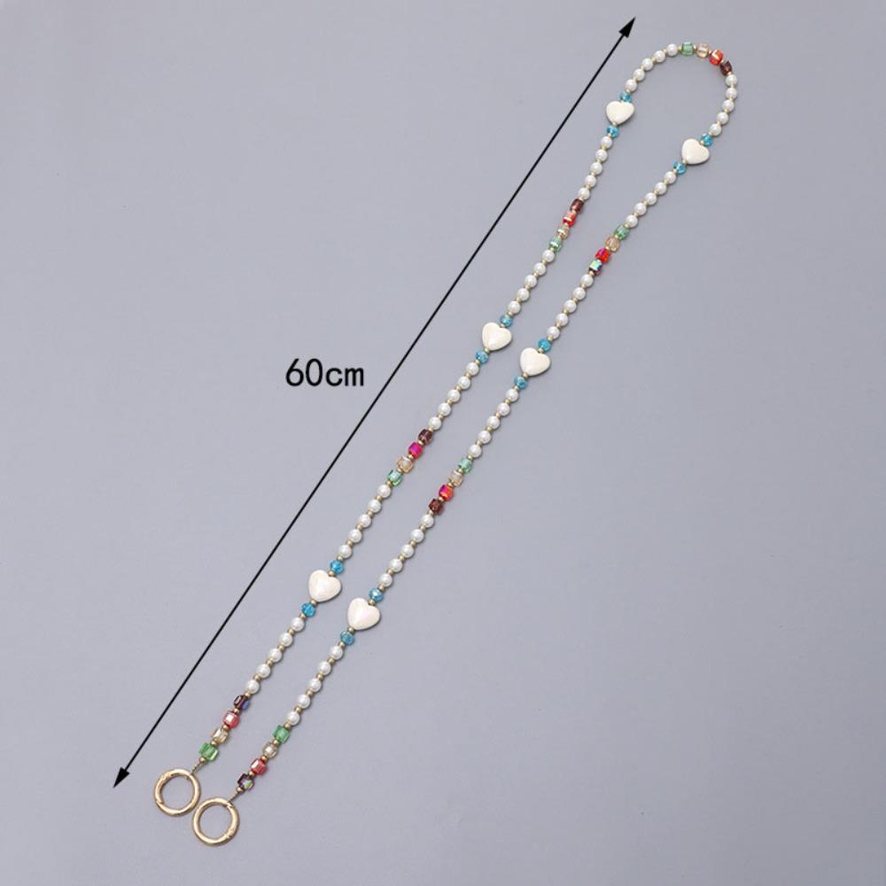 Love Heart Mobile Phone Crossbody Strap Bag Chain Phone Neck Straps Mobile Phone Pendant