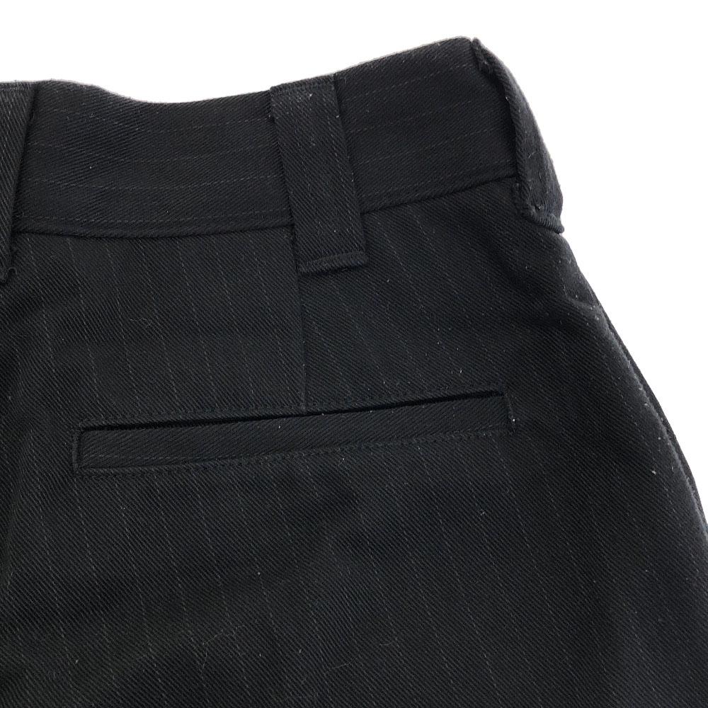 THE SHINZONE vyrobeno v Japonsku Pinstripe tack Široké kalhoty 34 černá Pánské Použité