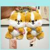Mochila Chaveiro de Pelúcia de Cachorro Corgi Adorável Brinquedo de Desenho Animado Perfeito para Crianças e Adolescentes