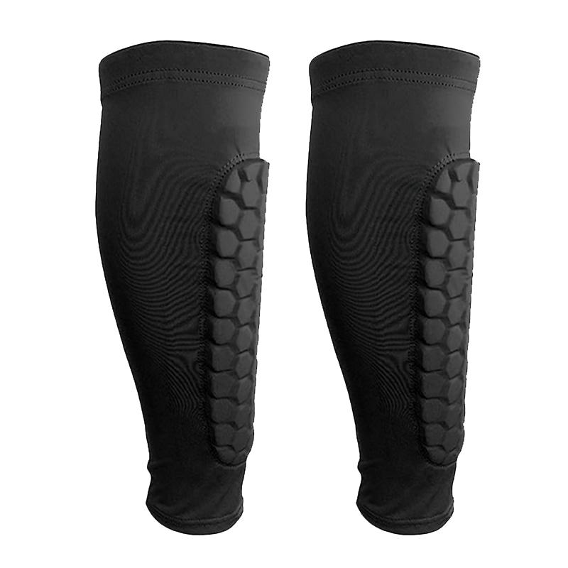 Ski Shin Guard Sleeves Pair, EVA Padded Anti‑Shin Bang Boot Bite Relief, Impact‑Absorbing Calf Protector for Skiing Snowboarding M