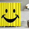 Adorable Cartoon Dog Shower Curtain Friends Forever Plush Puppy Bathroom Decor Printed Fabric Waterproof Bath Mat Multi Color De