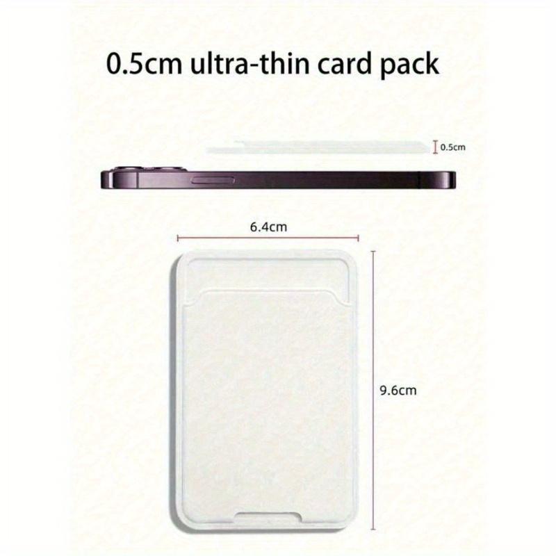1pc Leather Card Clip Compatible With Wallet Bag Phone Case Accessories For Leather Card Clip Wallet Card For Iphone 14 Pro Max 13 12 Pro Holder Bag