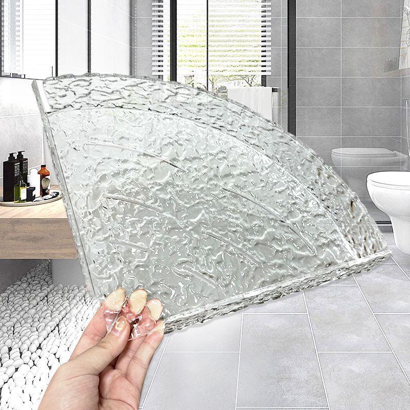 Wall Mounted Acrylic Bathroom Corner Shelf,Acrylic Bathroom Rack,Floating Shower Corner Shelf,Shower Shelf for Storage & Display