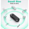 FONKEN For Airtag Charging Case Portable Magnetic Charging Case Waterproof Airtag Cover Extended Battery Case Battery Replacement