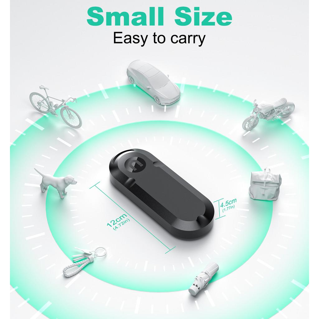 FONKEN For Airtag Charging Case Portable Magnetic Charging Case Waterproof Airtag Cover Extended Battery Case Battery Replacement