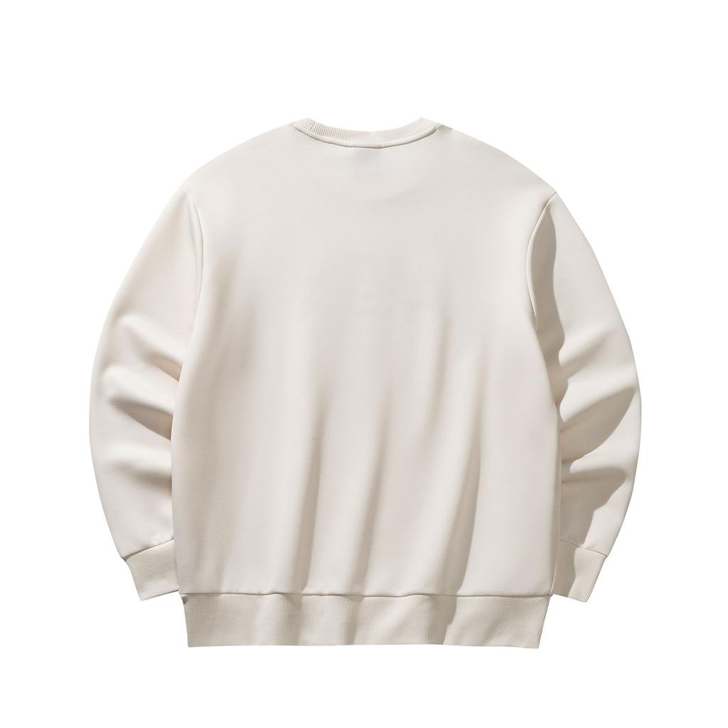 Anta Good Things Will Happen Sweatshirt Men's Milk Salt White 152618706S-3
