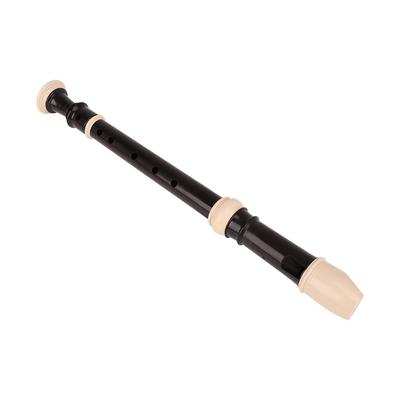 Soprano Recorder, German Style, for Children, Elementary School Students, Beginners, Practice, Playing, Black