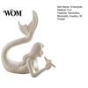 Modern Home Soft Furnishings 3D Printed Mermaid & Starfish Figurine, Exquisite Sculpture, Ocean Small Statue for Bay Window Theme Desktop Ornament