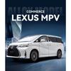 Electric Door 1/18 Lexus LM300 MPV Alloy Luxy Car Model Diecast Metal Vehicles Car Model High Simulation Sound and Light Kids Toy Gift