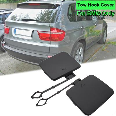 Auto Hinten Stoßstange Seite Abschlepphaken Auge Abdeckung Kappe Für BMW X5 E70 2006 2007 2008 2009 2010 2011 E70 OE # 51127158447 51127158448