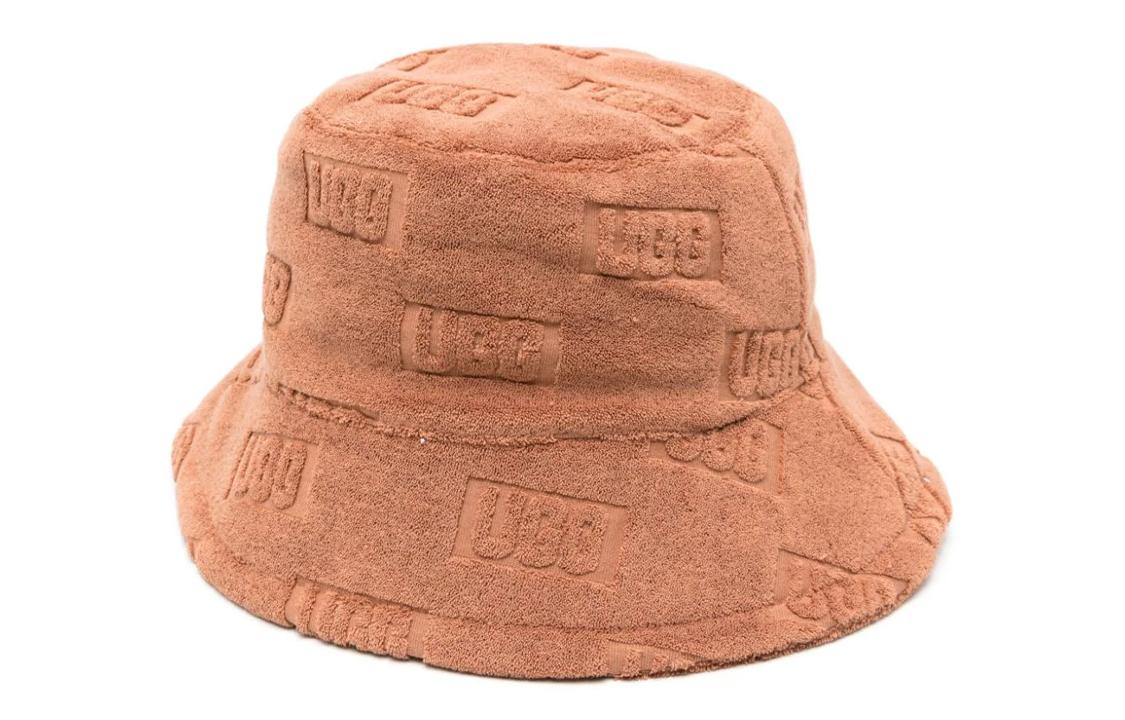 Панама-ведро из махровой ткани с тиснением логотипа UGG 100680 L/XL
