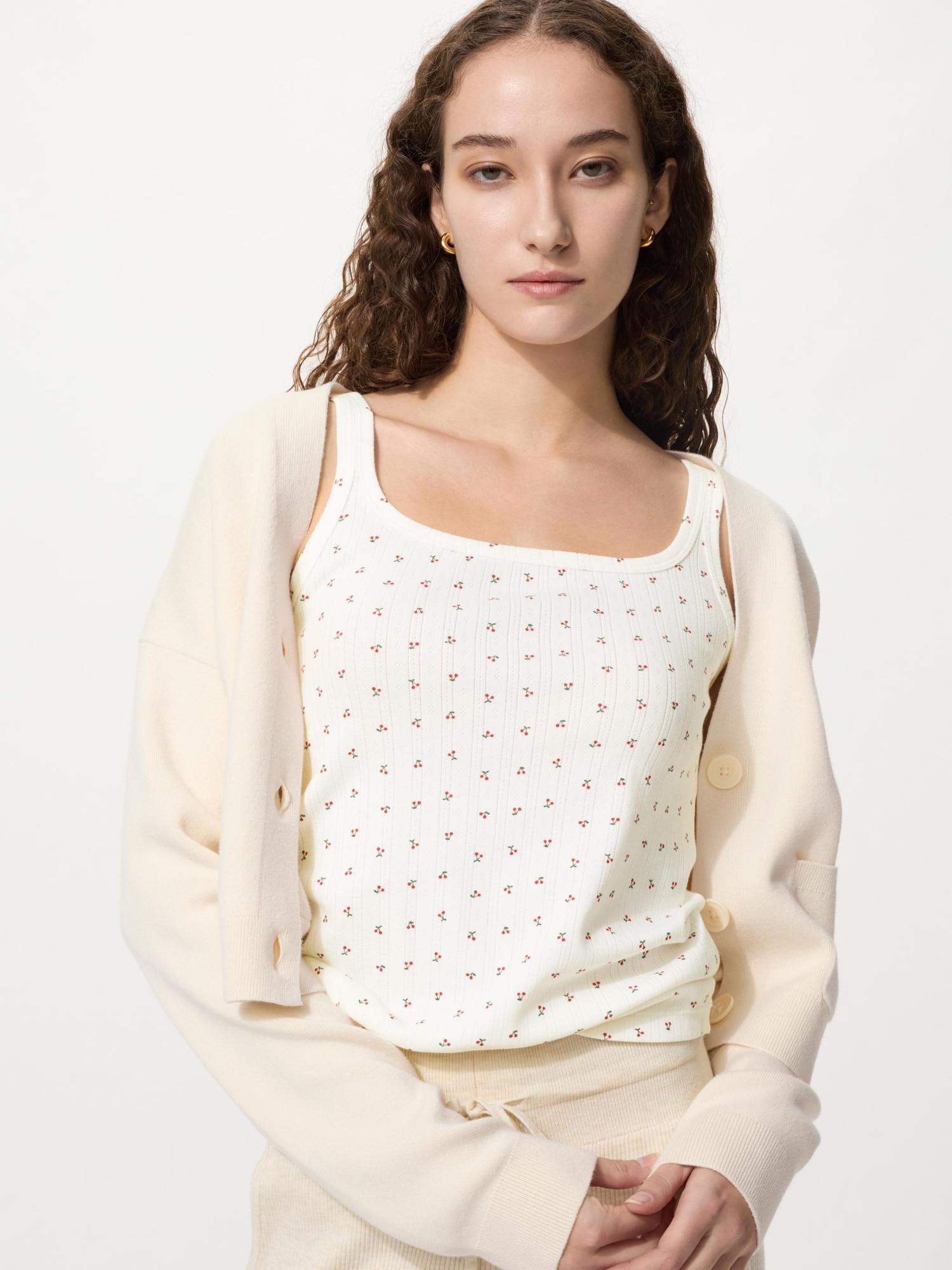 

Женский топ-майка Uniqlo Japan Point Tail 01 OFF WHITE/XS