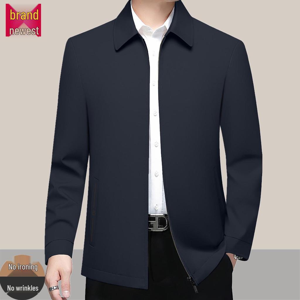 Men's Woodpecker Jacket: Lightweight, High-End Spring/Autumn Outerwear for Middle-Aged Executives (2025 New)