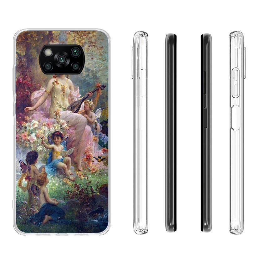 Paint Art Renaissance Phone Case For Xiaomi Poco X7 X6 X5 Pro F7 Ultra Redmi 15C 15 13C 13 12C 12 10 10A 10C 9 9A 9C 9T Cover Po