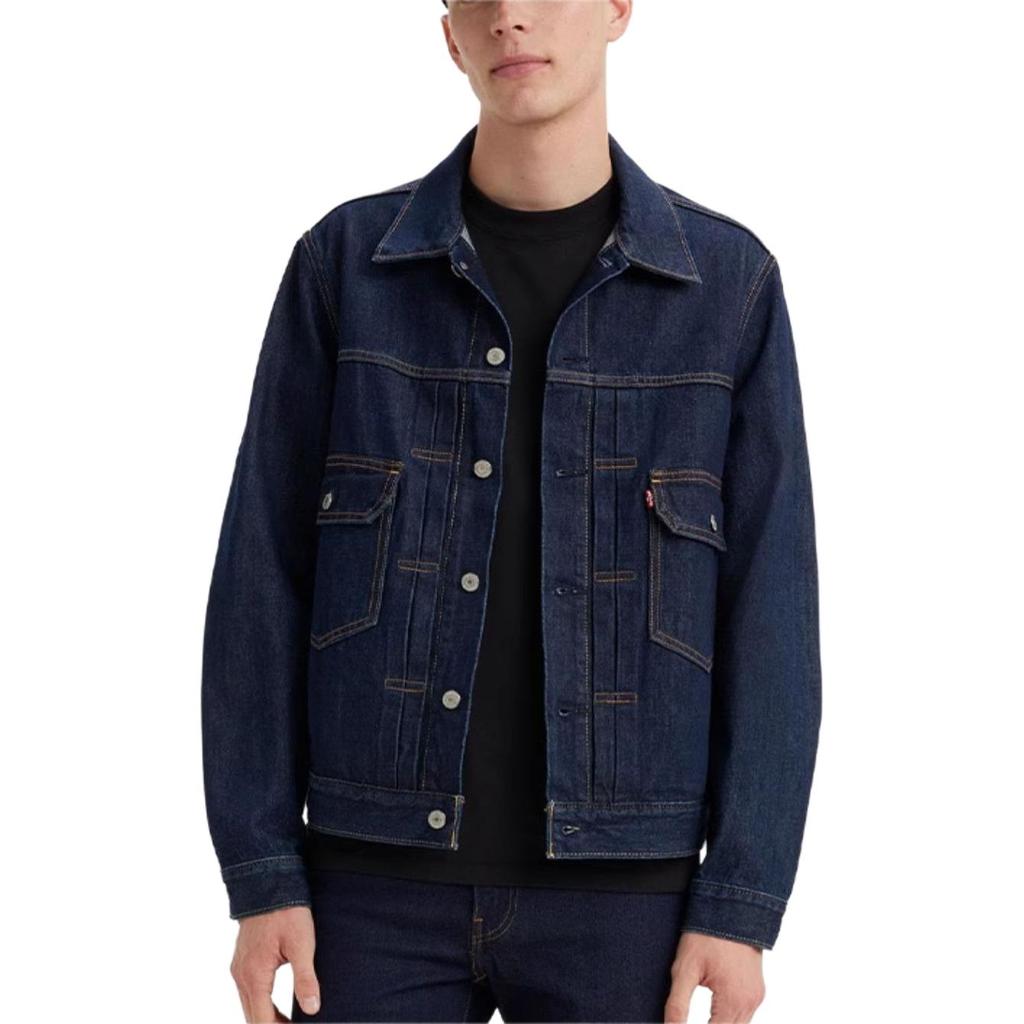 Levis Vintage Single-Breasted Loose Fit Denim Jacket Unisex jackets A7632-0000