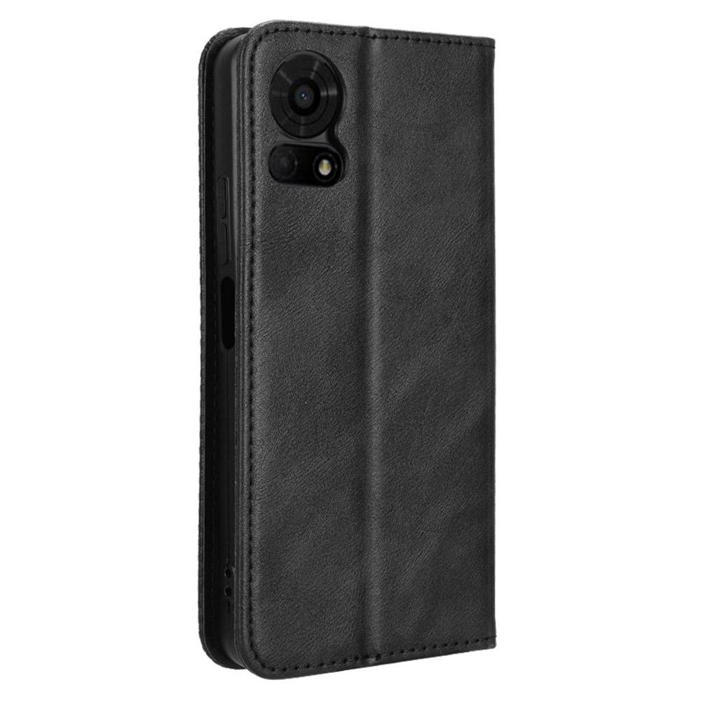For TCL 50 LE Wallet Phone Case Anti-Scratch Retro Stand Leather Flip Cover