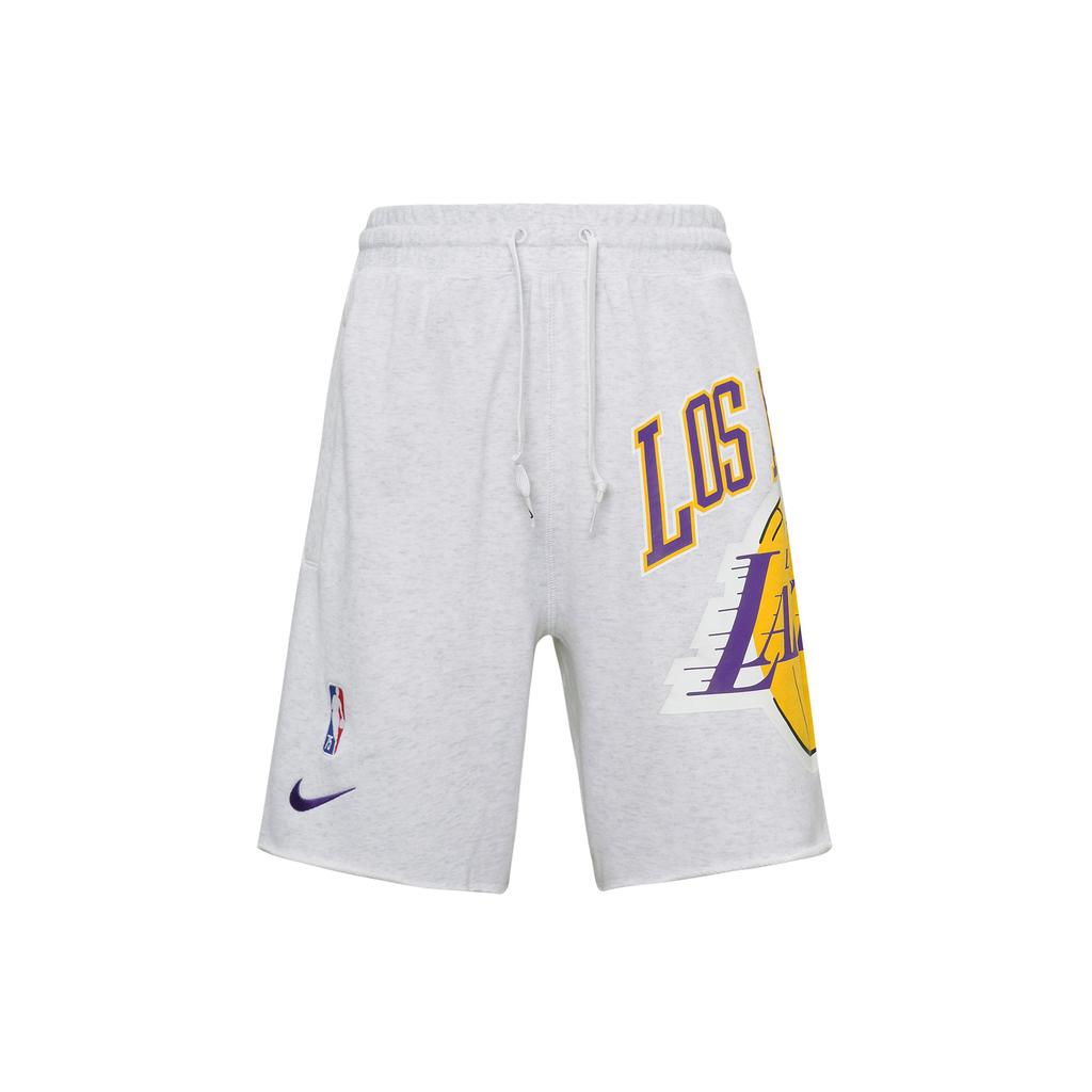 Nike Los Angeles Lakers Basketball Sports Casual Breathable Shorts Men Bottoms Light-Gray DB1956-051