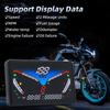Motorcycle LCD Screen Instrument Otorcycle Electronic Dashboard Moto Speedometer Water Temperature Odometer with Sensor Bracket