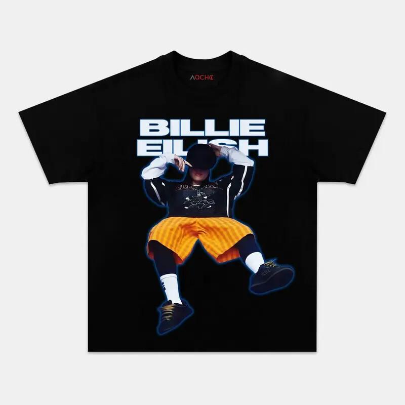 

Billie 2025 The Tour Shirt Retro Music 90S Shirt Hiphop Vibes Aesthetic Tee Unisex T-Shirt S