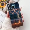 4G Clear For Realme Note 60 Case RMX3933 Luxury Butterfly Love Flowers Cool Lion Painted Phone Case For Realme Note 60X RMX3938