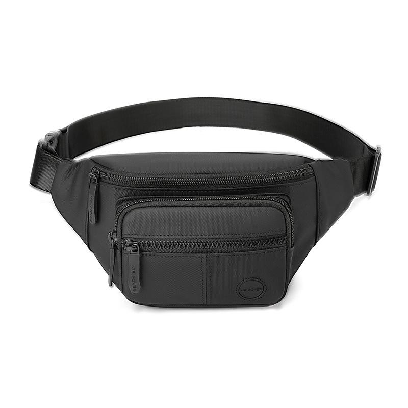 

WEPOWER Casual men s fanny pack Outdoor travel breast bag Simple and fashionable shoulder oblique span bag one size чорний