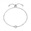 18K Gold Letter Knot Bracelet: Japanese-Korean Fashion for Women