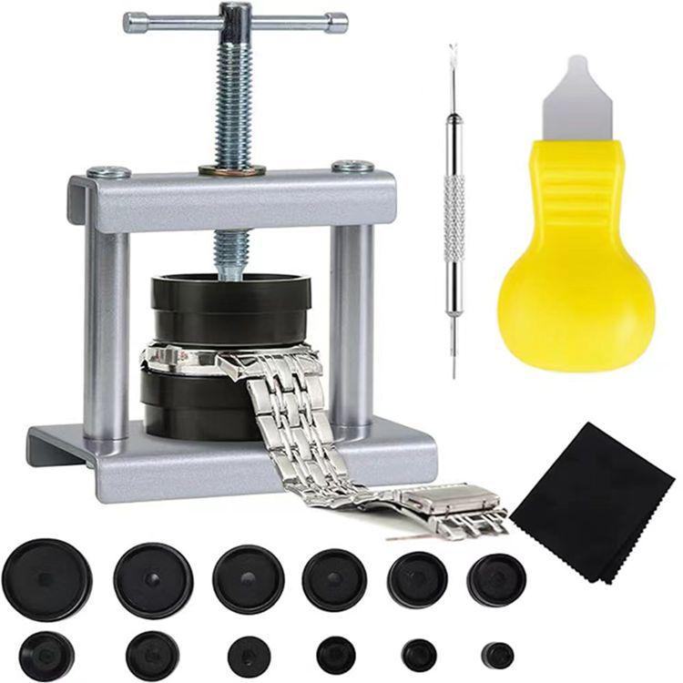 Portable Watch Back Cover Press & Repair Tool Set