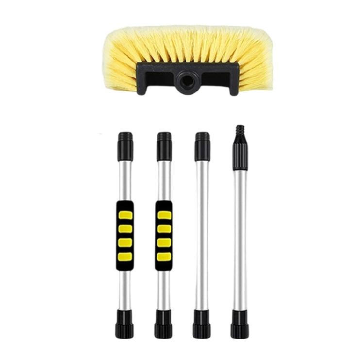 Long Reach Car Wash Brush with Water Sprayer Design And Telescoping Handle For Car, SUV, Truck Easy Cleaning