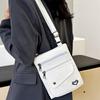 Damen weiche Lederschulter-Crossbody-Tasche Münzbörse