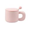 Simple Mug Women'S Milk Fufu High-Value Ceramic Cup With Lid And Spoon Water Cup Breakfast Milk Coffee Cup