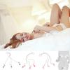 Body Clamp Chain Adjustable Pressure 3-Head Clitoral Body Clip Ring Men Women Non Piercing Body Jewelry Adults Sex Toy