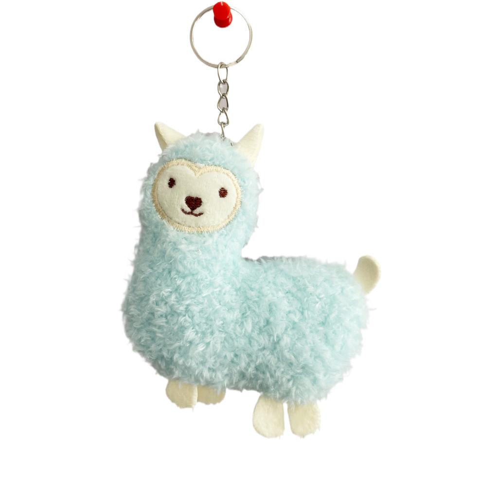 Plush Alpaca Toy With Short Pile Fabric For Kids And Collectors