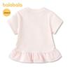 Balabala Girls' Cute Cartoon Short Sleeve T-Shirt Top