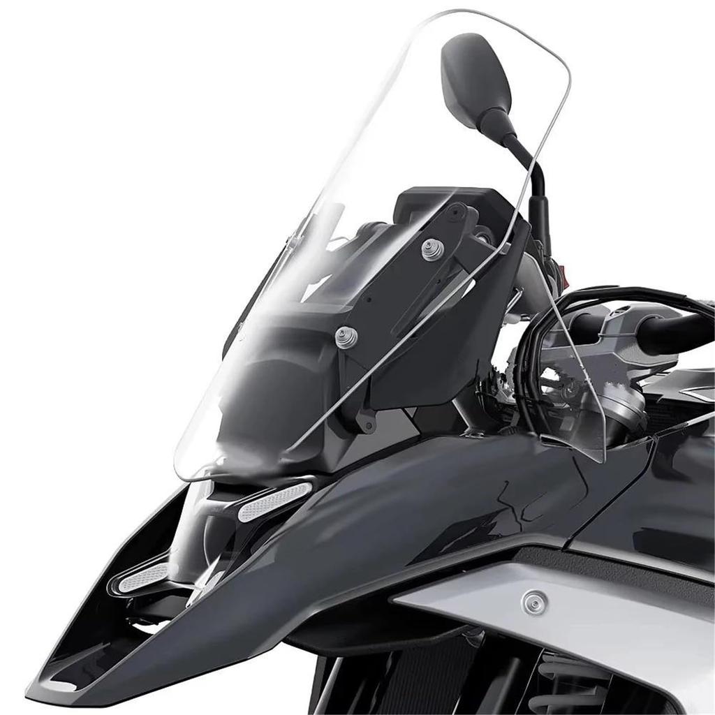 HHRYD Motorcycle Front Wind Deflector Side Spoiler Windshield Windscreen Compatible