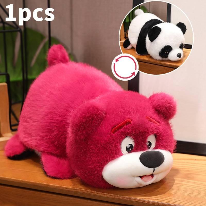 Adorable Flip Panda Plush Toy Cartoon Unicorn Style Perfect For Birthday Gifts For Girls