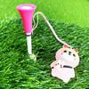 8.3cm Golf Rubber Tees Flashing Light Golf Novelty Shape Tees Golf Tee  Golf Enthusiasts